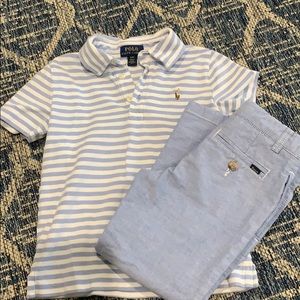 Polo Ralph Lauren polo and pant set